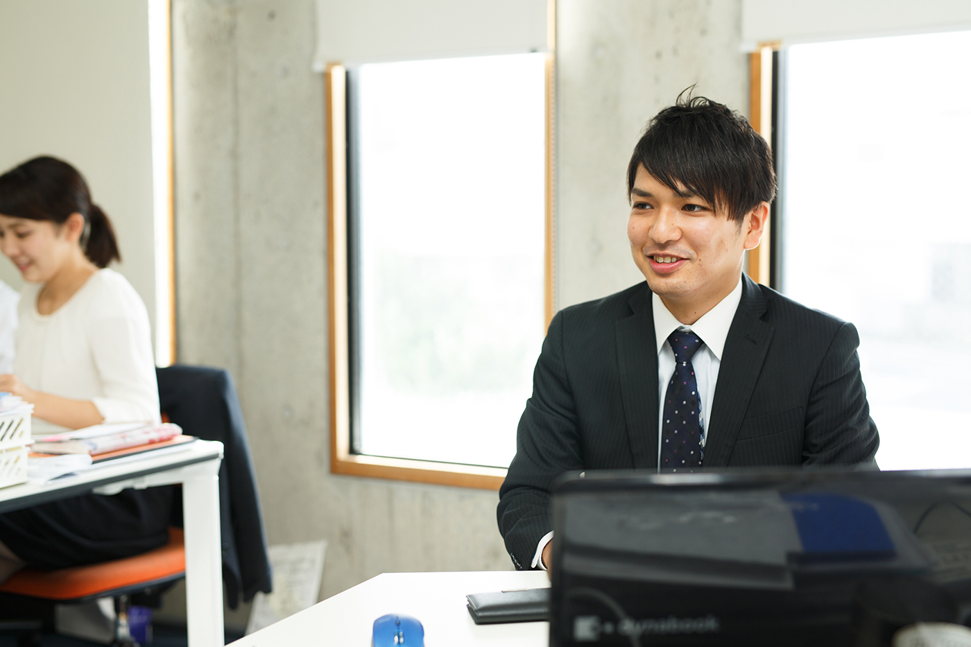 人見知りから始まった社会人生活自分を生かせる仕事に奮闘しています。